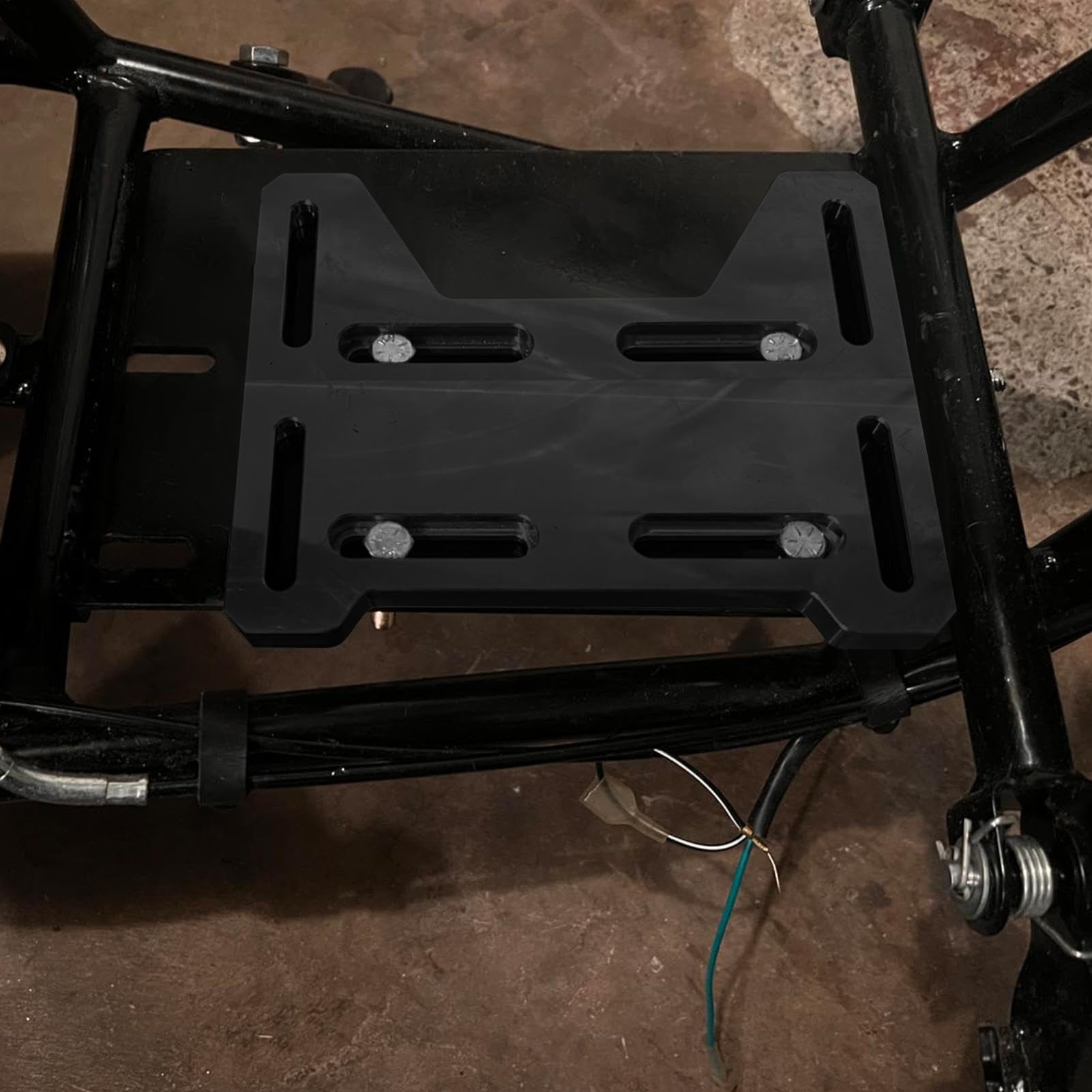 Aluminium-Motorplatte Motorhalterung Zubehör für Mini-Bikes Go-Karts Motorräder