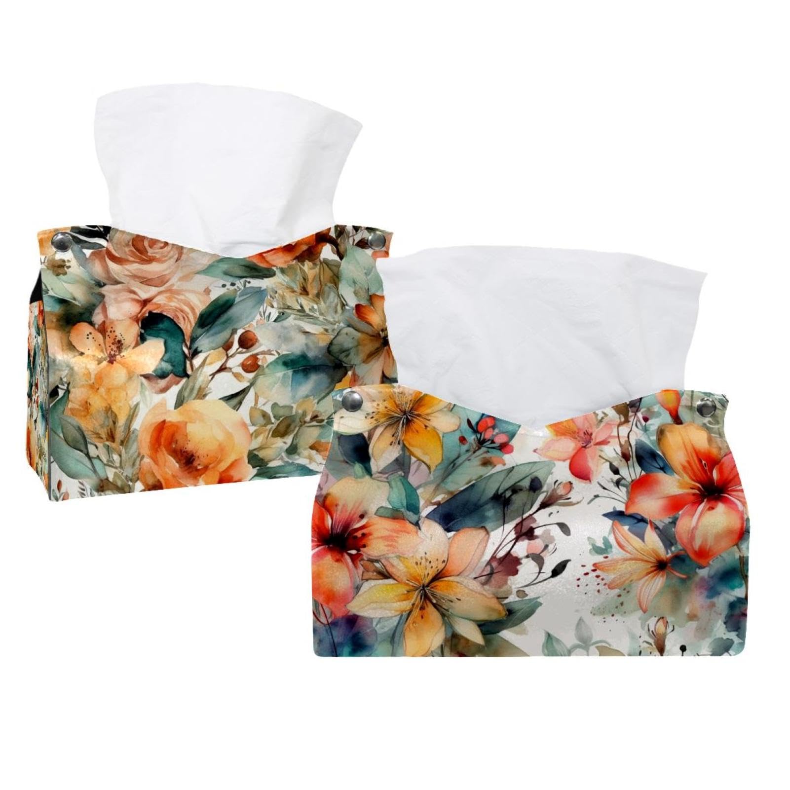 Boîtes à mouchoirs à motif floral pour éliminer le désordre dans votre voiture et salon