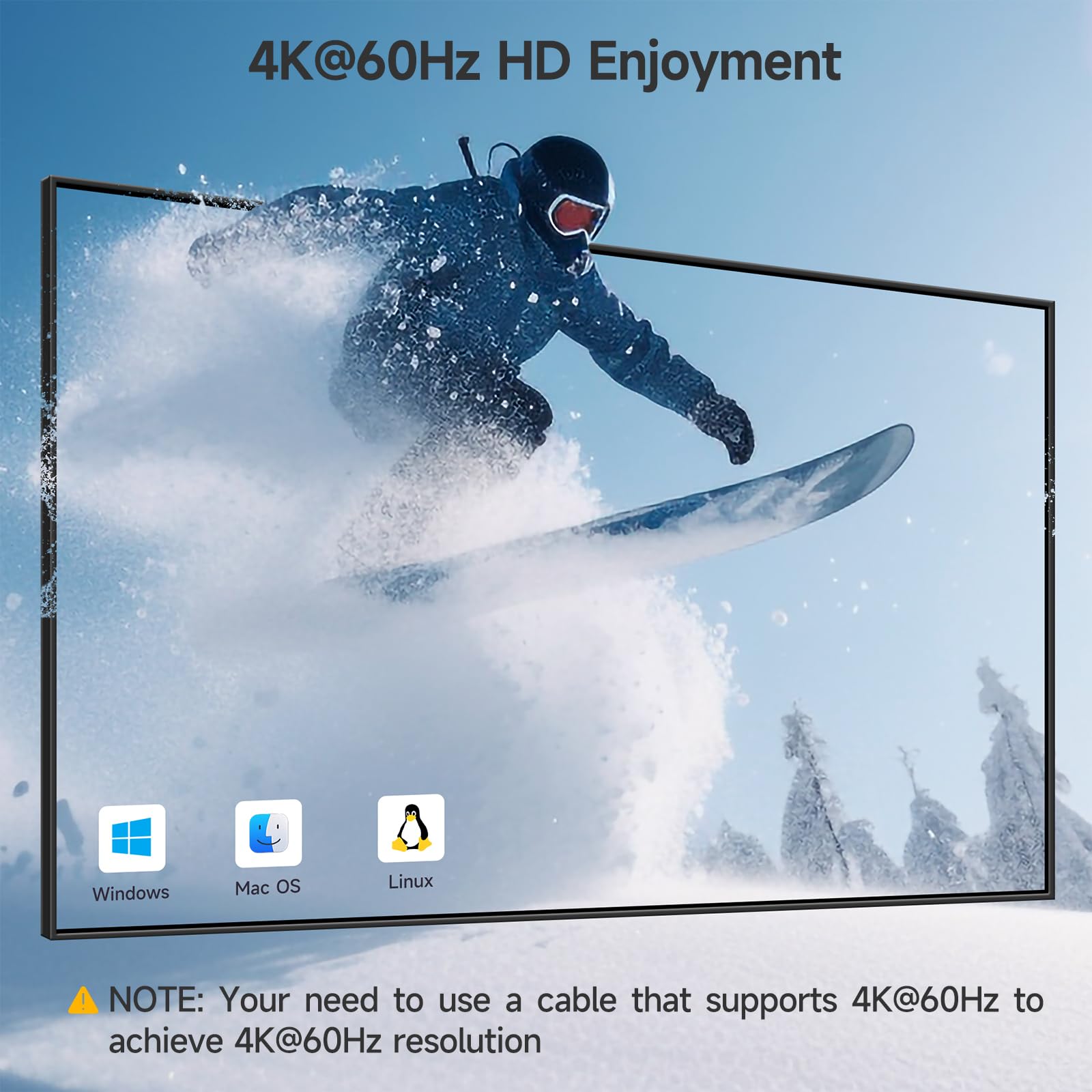 4K 60Hz USB C HDMI DP KVM Switch 1 PC 1 Laptop Sharing 2 monitory i 4 porty USB 3.0, PD 73 W do laptopów, przełączniki KVM Dual Monitor z pilotem zdalnego sterowania i kablem USB