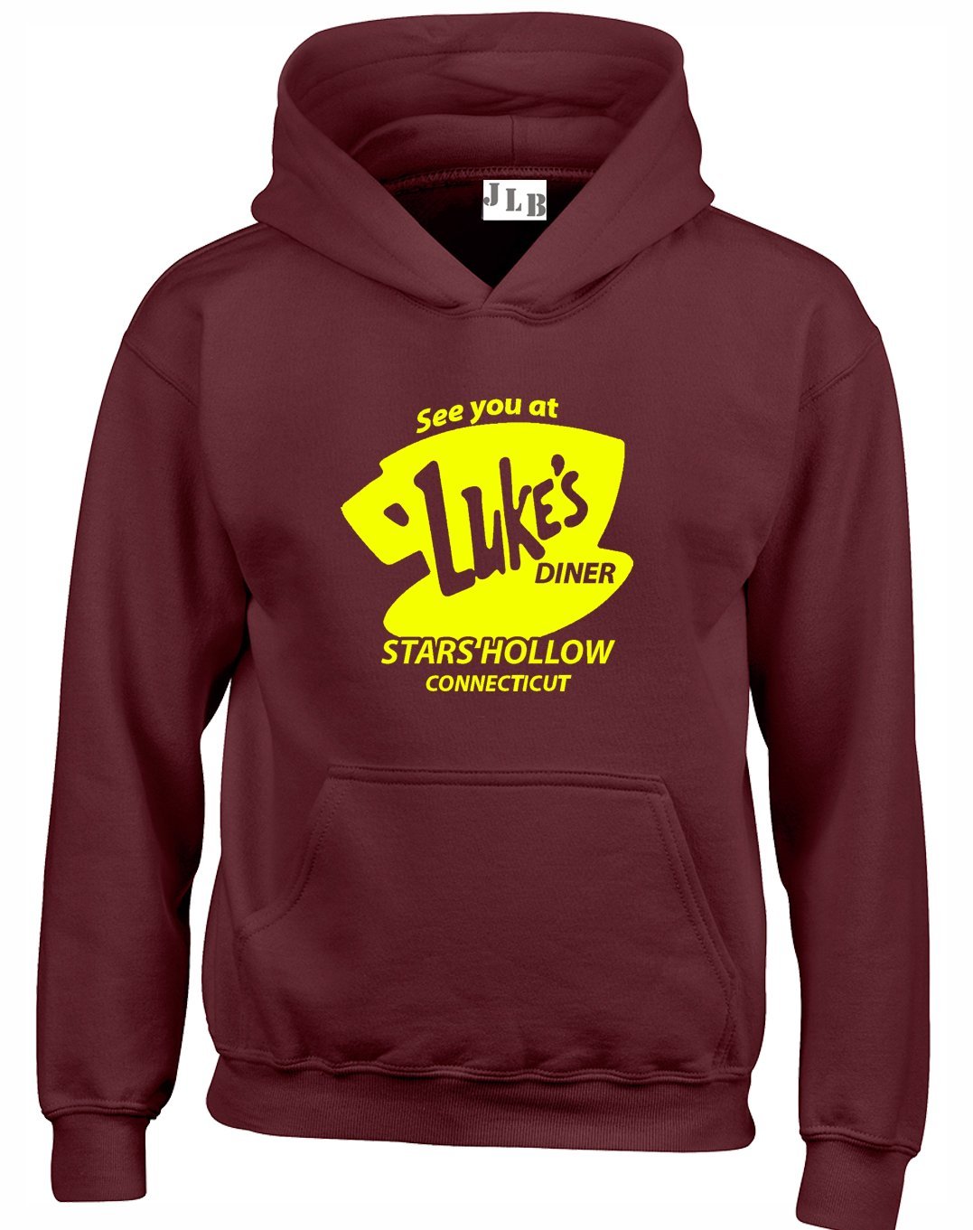JLB Print I Solemnly Swear that I AM up to No Good Wizard Themed Premium Quality Unisex Hoodies for Men, Women and Teens Maroon