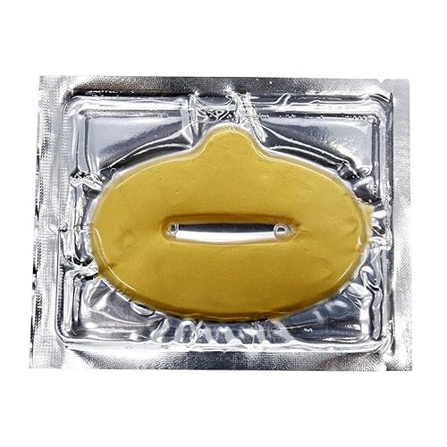 Miniatura 2 de Jakuva 30 máscaras de labios hidratantes de cristal de colágeno de oro de 24 quilates, almohadillas de labios de gel, bálsamo labial, máscaras