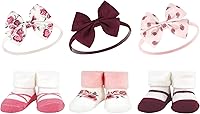 Vista 58 de Hudson Baby Conjunto de regalo de diadema y calcetines para niña