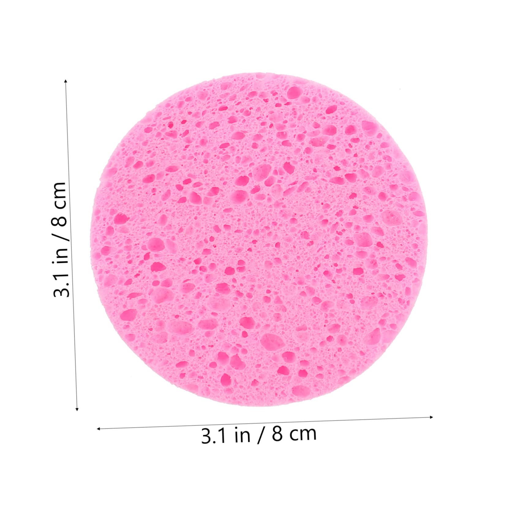POPETPOP 100pezzi Spugne Per Viso Cellulosa Da Spugnette Per Struccante e Pulizia Del Viso Per Della e Rimozione Del Trucco