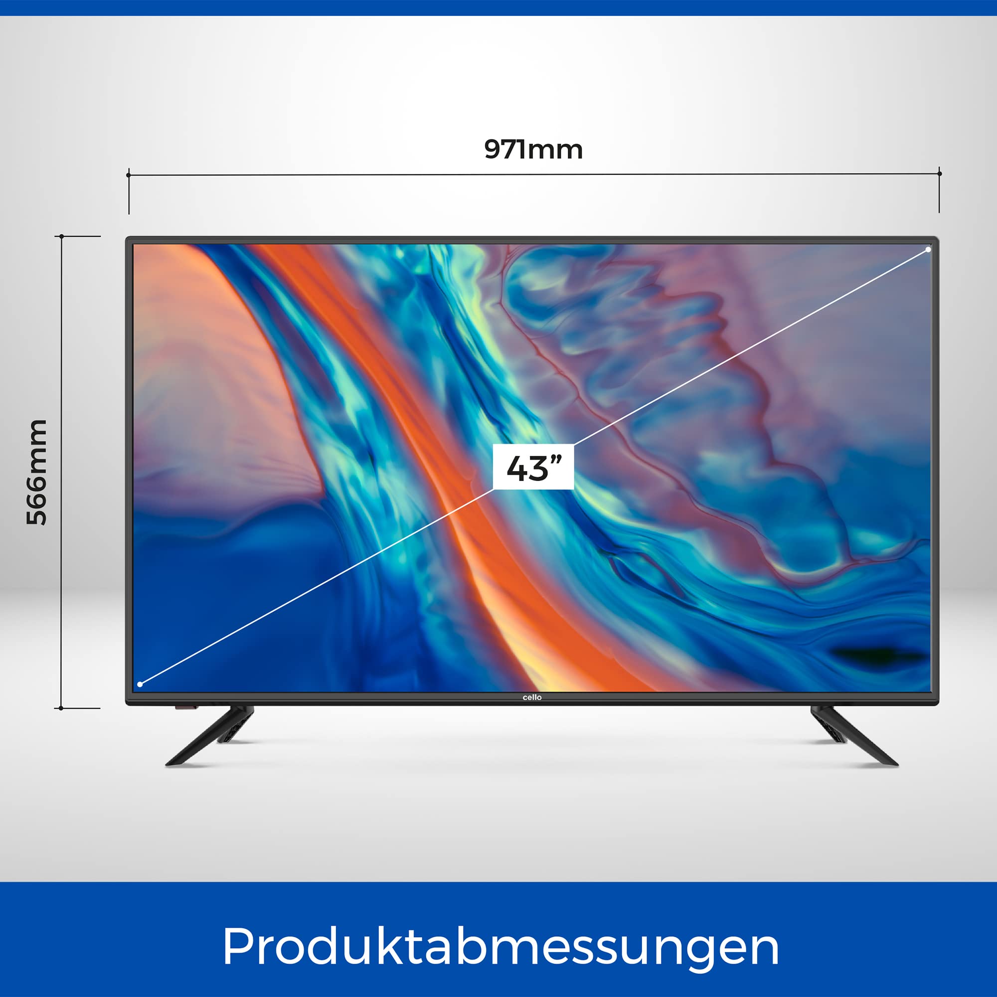 Cello C4320DVBDE Nicht-Smart-LED-Fernseher 43" – Bild 2