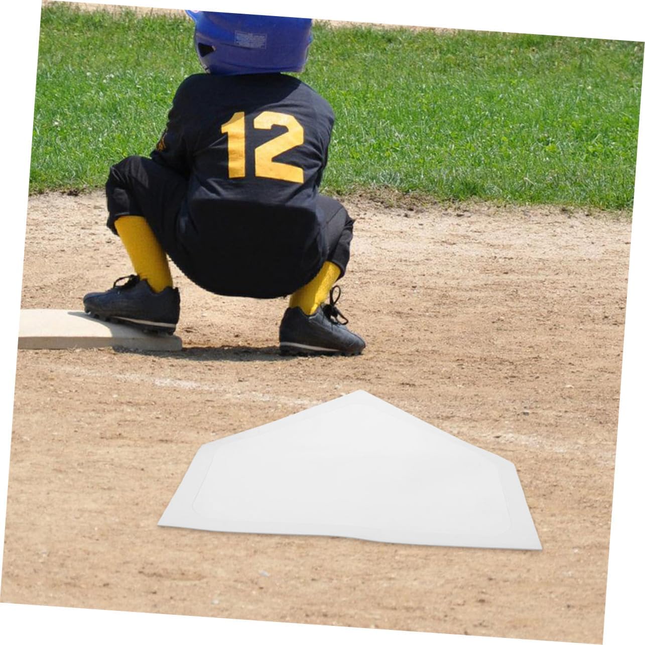 Hemoton 3Pcs Baseball Training Plate Mat Durable Flat Pitcher Markers for Practice Enhance Throwing Form Motion for All Skill Levels