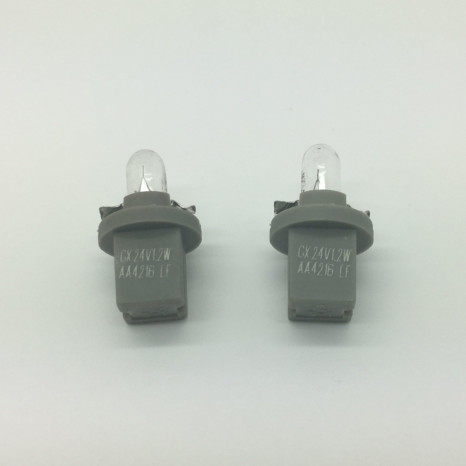 2 x 508T Truck Lorry Dashboard Panel Bulb with Holder 508 T5 24v 1.2w B8.5D
