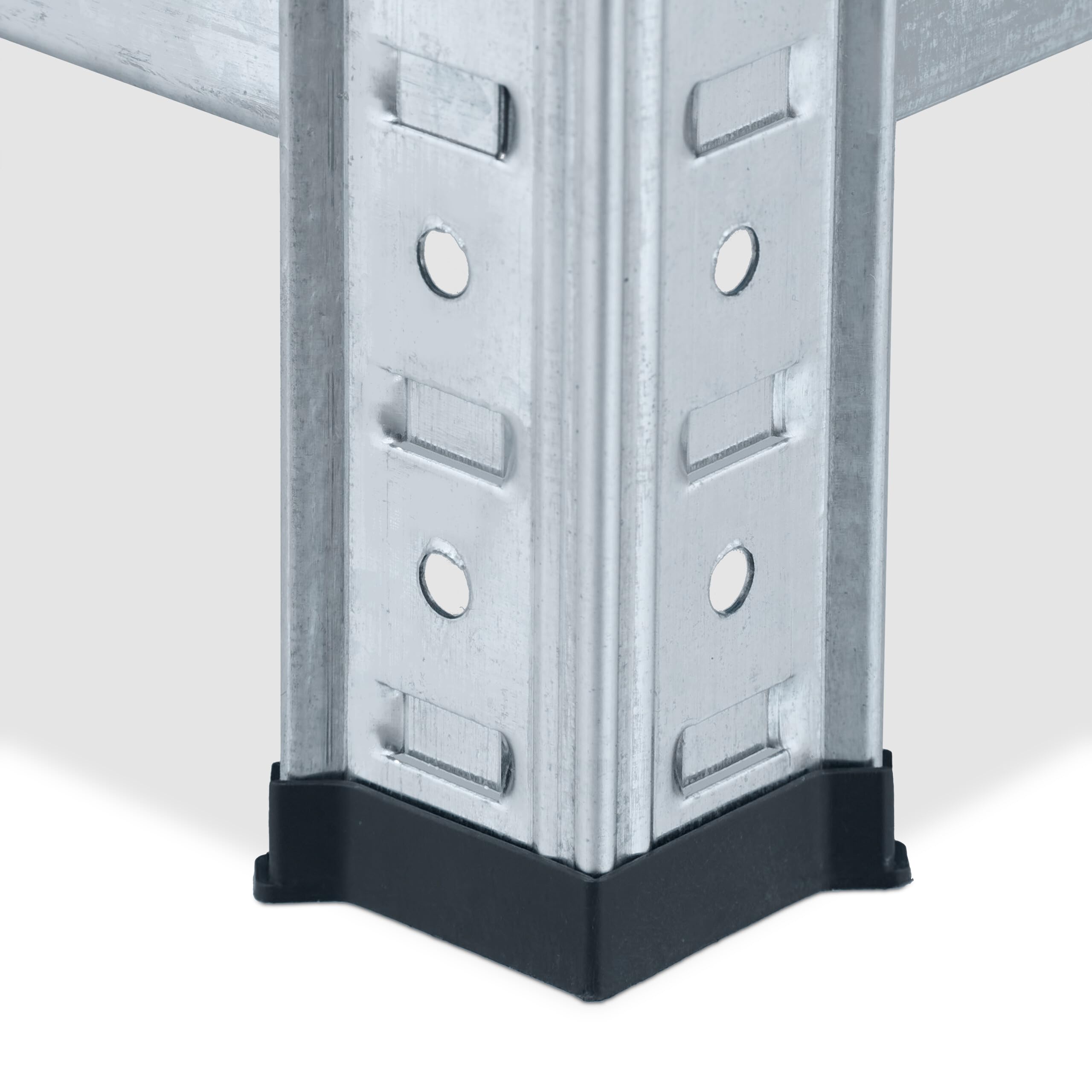 Relaxdays Scaffale Carichi Pesanti, 120x60x30 cm, 4 Ripiani Alta Portata 700 kg, Garage, Acciaio Zincato, Marrone Chiaro