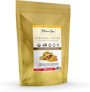 Minerva Spices Organic Turmeric Powder, 5 Pounds, 2.26 kg, Premium Quality, 100% Pure, Non-GMO, Vegan, Gluten-Free and Kosher Certified
