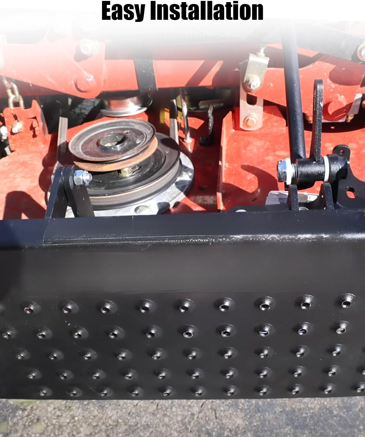 TIKSCIENCE ACS6000ULS Mower Discharge Shield Fit for Ferris Exmark Gravely Altoz Ariens Bobcat Bunton Bradley Bush Hog Most ZT Mowers, Advanced Chute System Chute Blocker Replace 088-6003-00