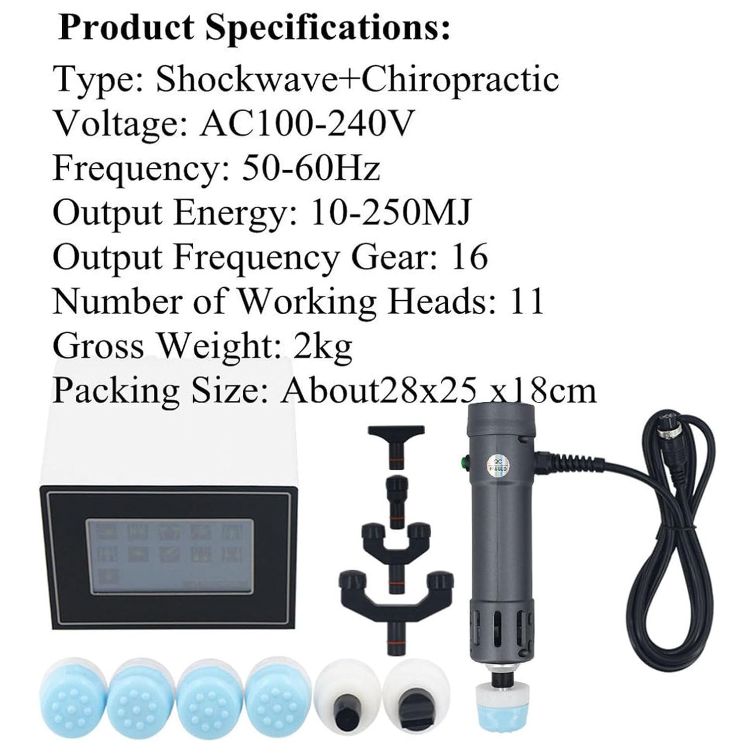 Macchina Professionale Ad Onde D'urto Extracorporee Elettromagnetiche ED