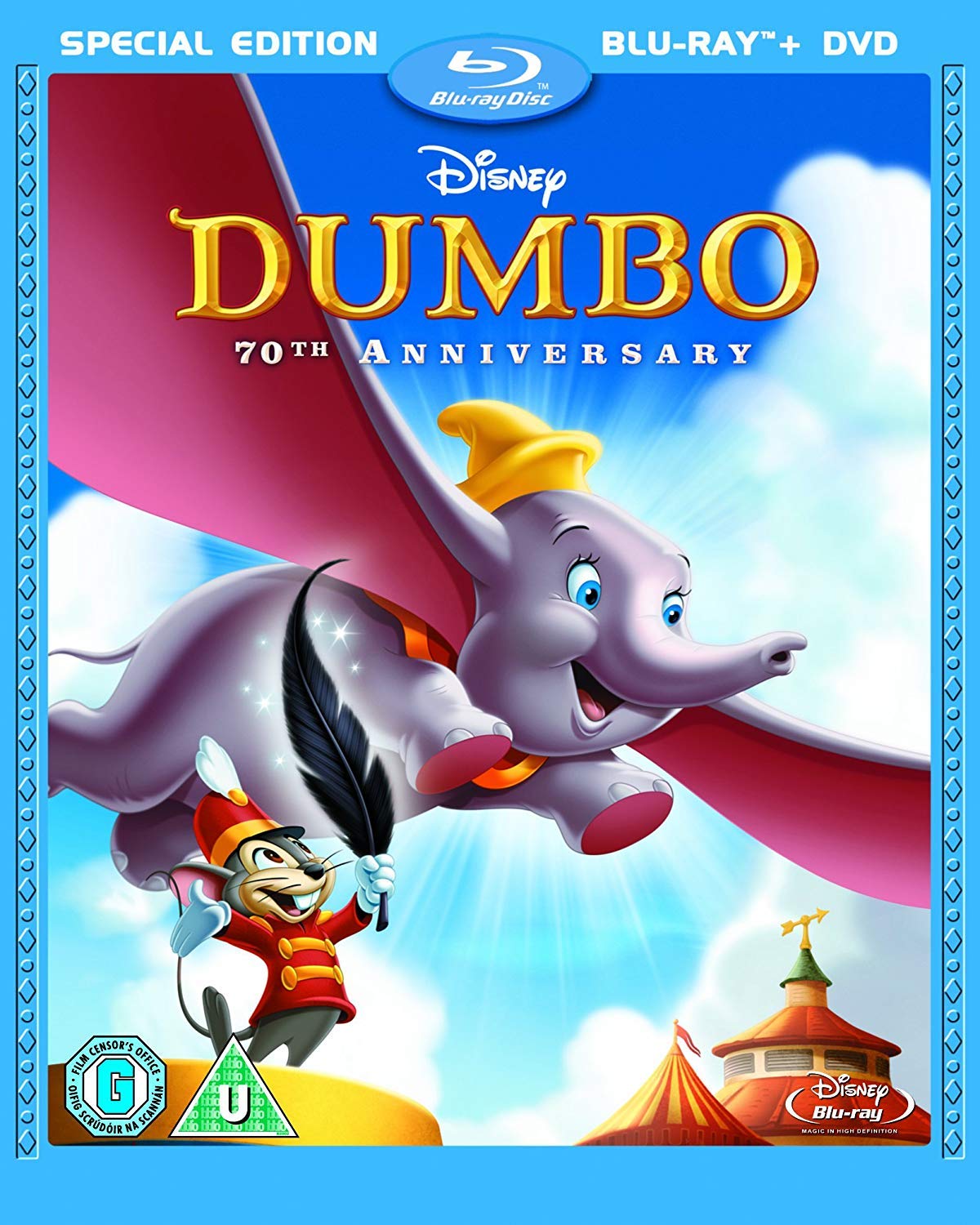 Dumbo 70th Anniversary (Blu-Ray + DVD) NEW sealed