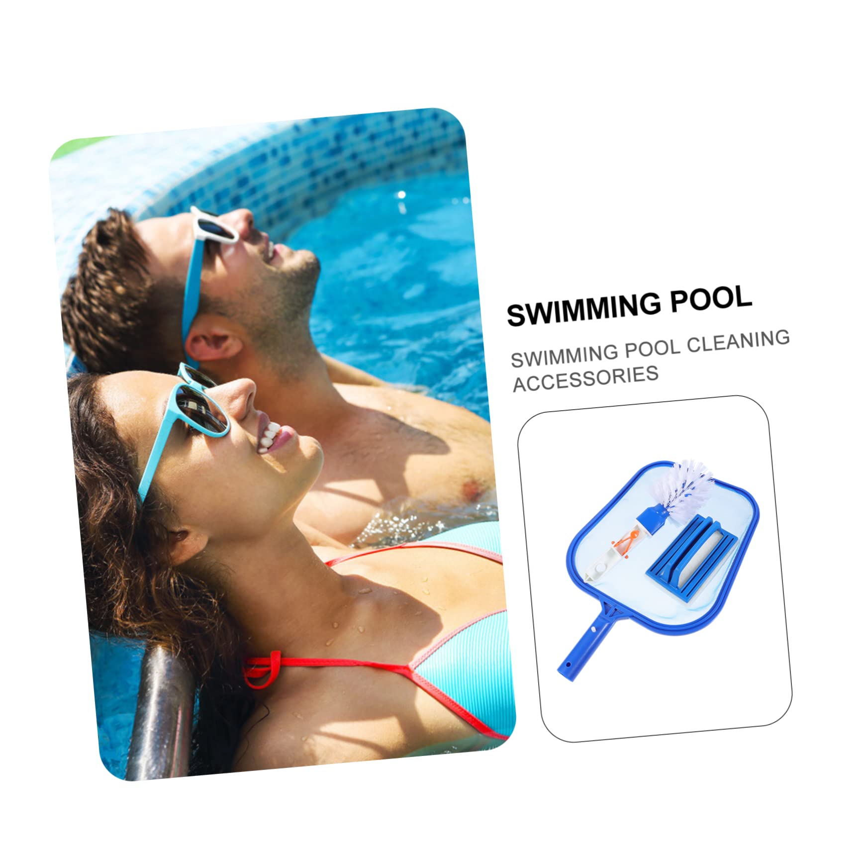 Toddmomy 1juego De Limpieza para Piscina y Cepillo De Esponja De Recolección y Accesorios De Limpieza Portátiles para y Estanques
