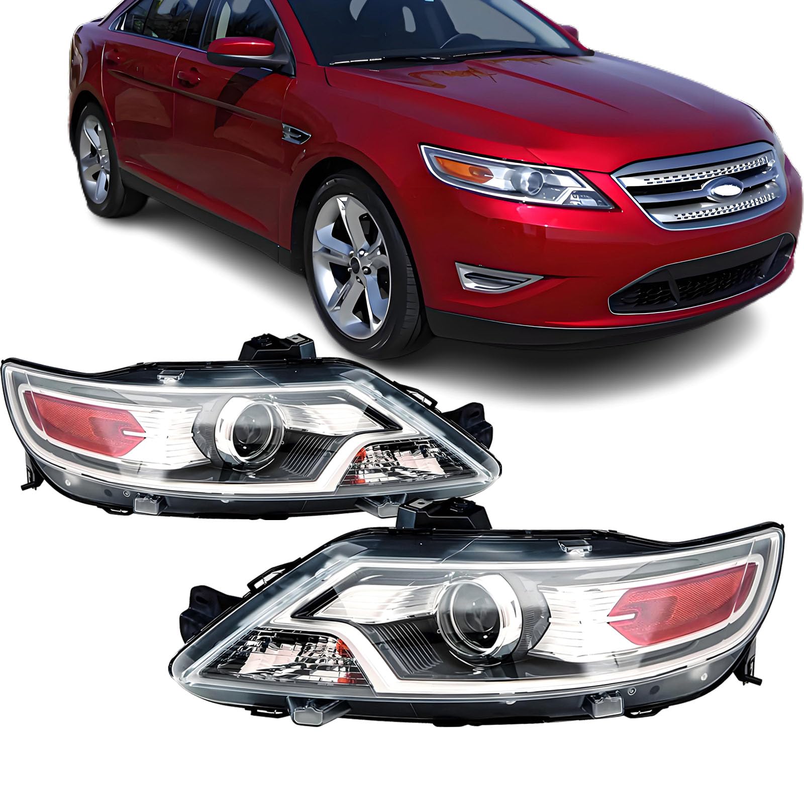 Cambio de faro delantero de 2007 Ford Taurus SEL 3.0L V6