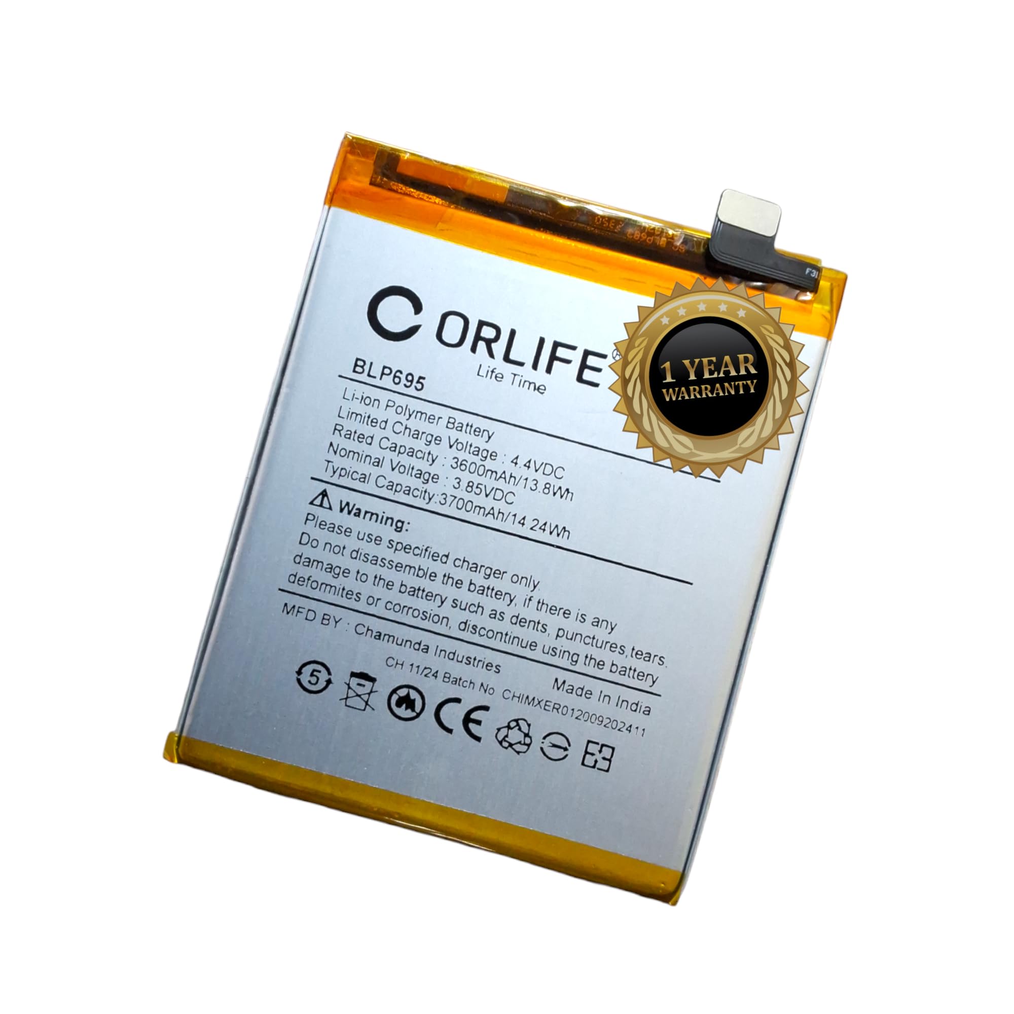 Orlife Original BLP695 Battery Compatible for Realme U1 RMX1831, RMX1833 with 1 Year Replacement Warranty (B0DG9BPLN2) Amazon Price History, Amazon Price Tracker