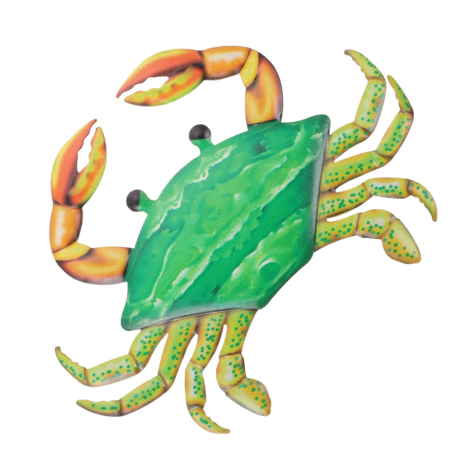 Metal Crab Wall Décor Set of 3– Nautical Beach Theme Coastal Art, Ocean Marine Wall Hanging for Indoor Outdoor, Patio, Bathroom, Porch, Seafood Restaurant, Beach House – Gift for Ocean