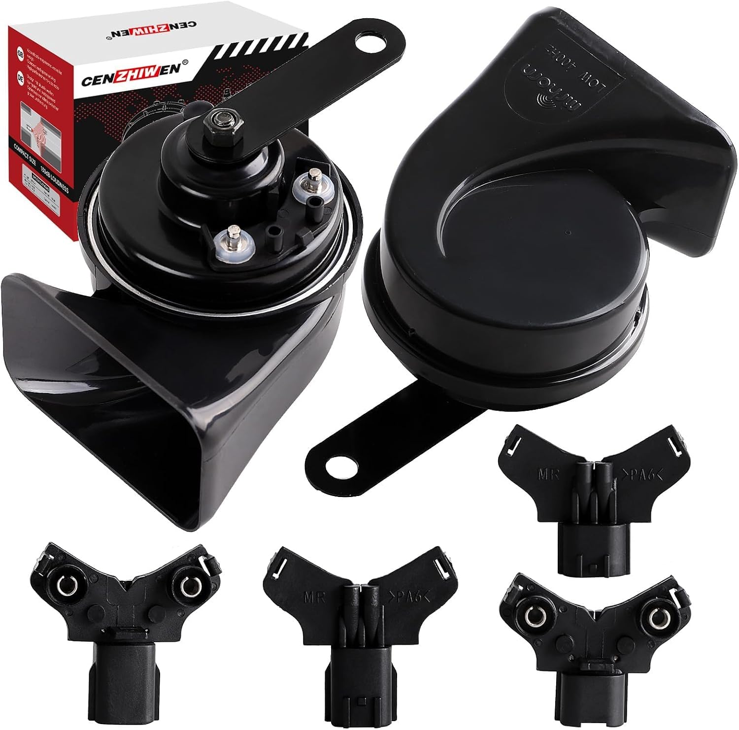 Car Horns 12v Loud [2 pack]kit - Truck Horn - Waterproof - Tweeter/Bass, General Accessories, Electric Snails for Cars,plug and play, Alternative Electronic (Replacement for Hyundai/Kia)