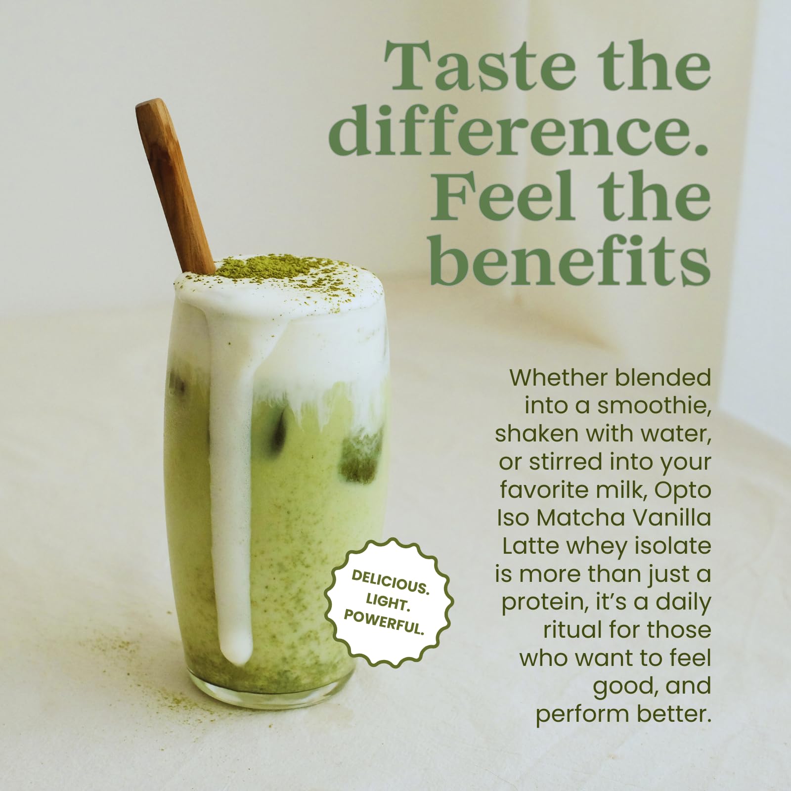 Amazon.com: Icon Muscle Opto Iso Matcha Vanilla Latte | Matcha 