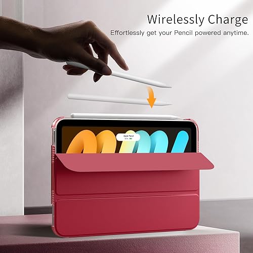 Miniatura 171 de MoKo Funda para iPad mini 7 (A17 Pro) Generation Case 2024, iPad mini 6 2021, funda delgada y ligera de 8.3 pulgadas de carcasa de policarbonato