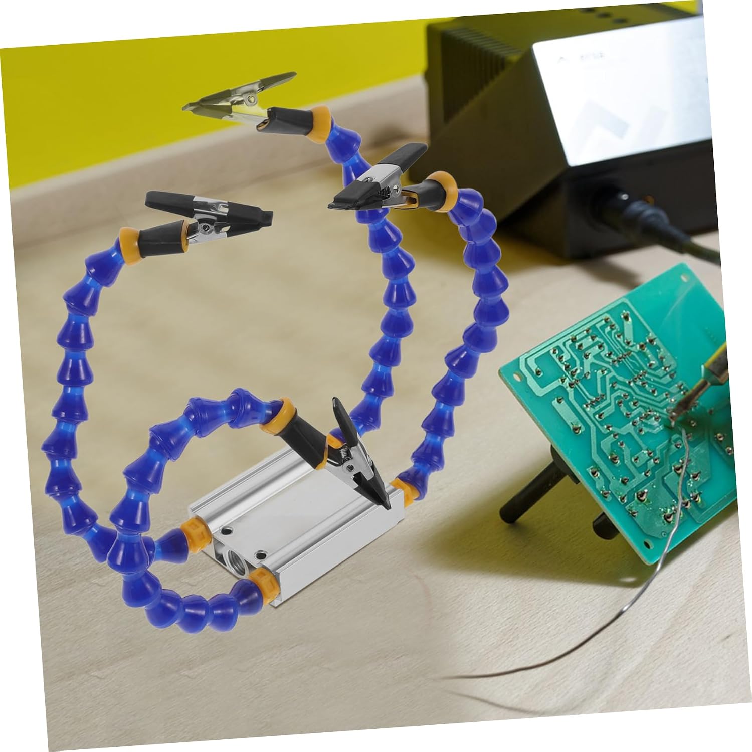 Welding Station Accessory Soldering Helping Hands Four Hand Soldering Station Welding Tool Flexible Arms Repairing Supplies