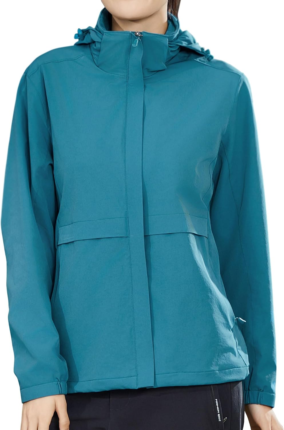 Women's Rain Jacket Zip Up Hoodie Lightweight Cardigans Outdoor Camping Jacket for Women