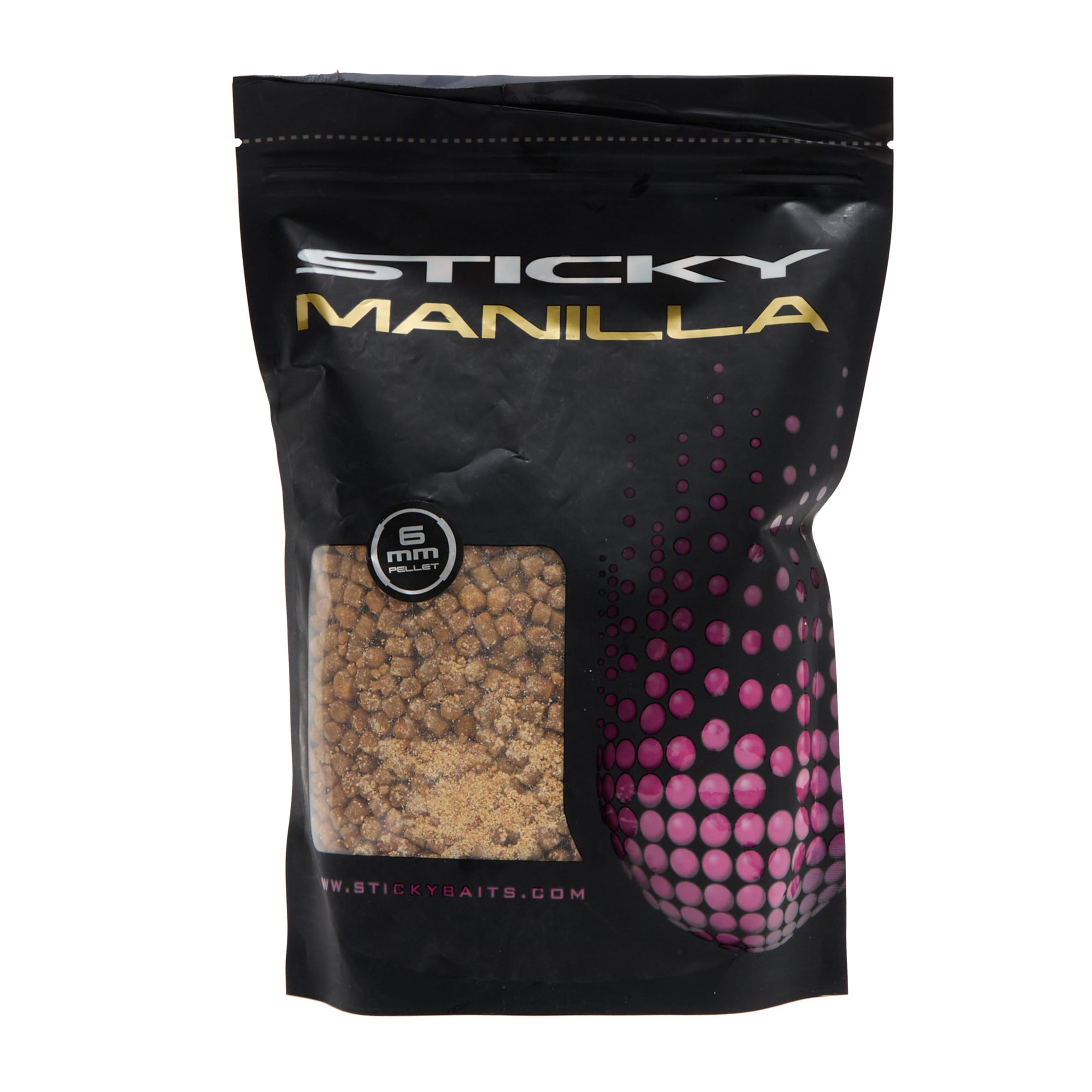 Sticky Baits Manilla Pellets 6mm 900g, Brown, One Size