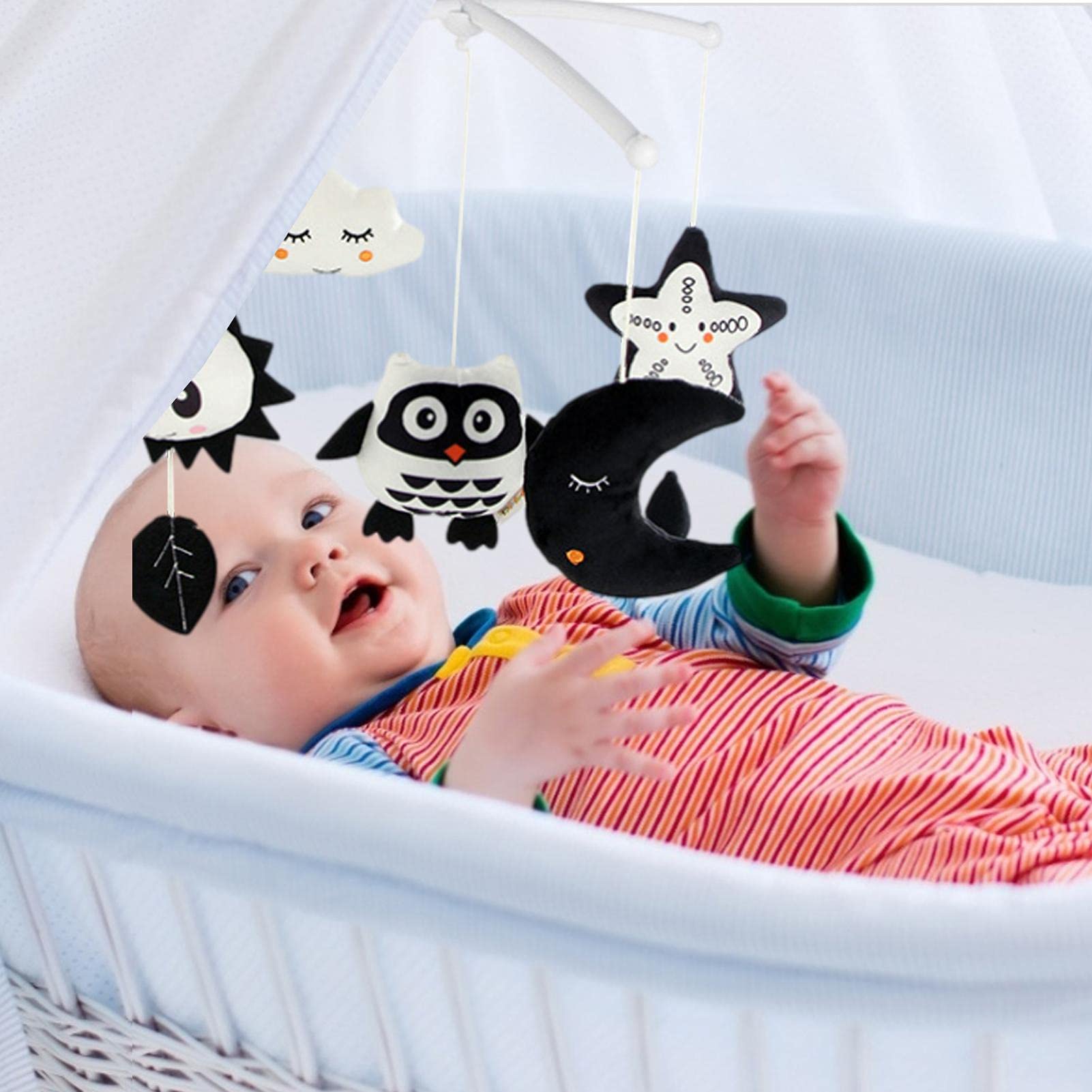 Amazon.co.jp: ベッドメリー ベビーベッドおもちゃ 赤ちゃんメリー