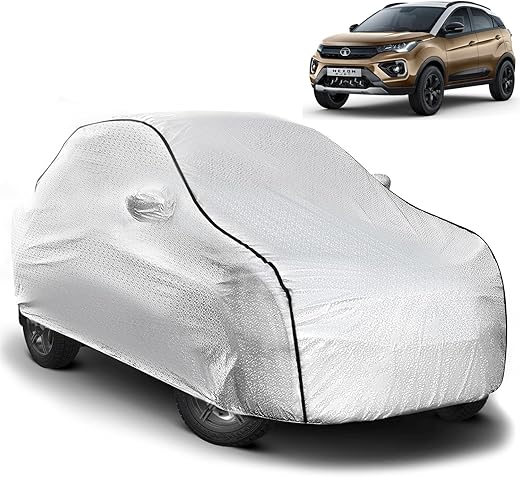 Pivalo Car Cover for Tata Nexon All Model & Years (2017-2025) 100% Waterproof with Mirror Pockets, Triple Stitched Bottom Elastic Dustproof Full…