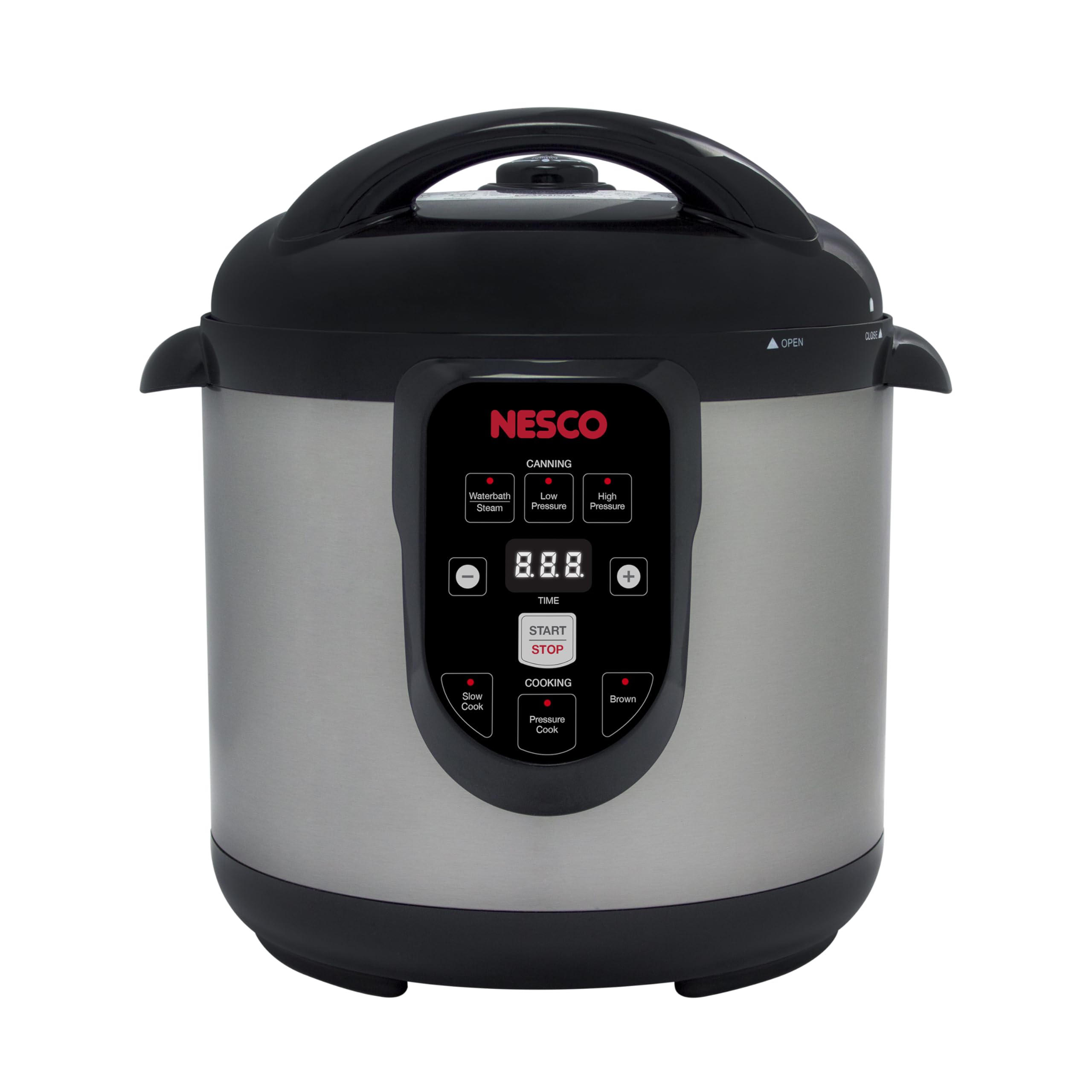 Nesco NPC-9 Smart Electric Pressure Cooker and Canner, Stainless Steel, 9.5 Qt