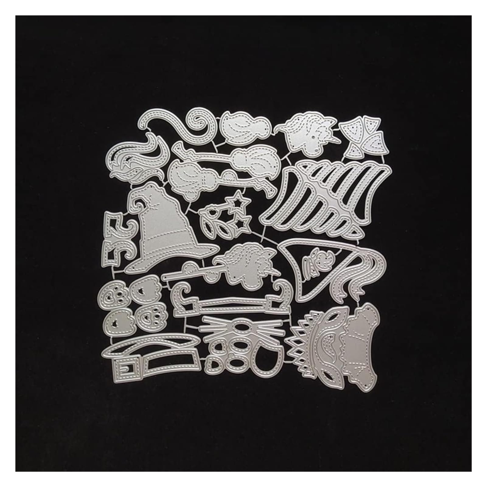 Kit de fabricación de moldes de bricolaje Gnomo de Navidad troqueles de corte de metal para álbumes de recortes, plantilla de troquelado de tarjetas en relieve DIY álbum de fotos plantilla decoración
