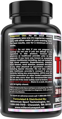 Miniatura 2 de MST Testofen Suplemento Twin Pack (2 botellas de 30 unidades cada uno) Extracto de semilla de fenogreco, refuerzo de testosterona libre, 600 mg, 60