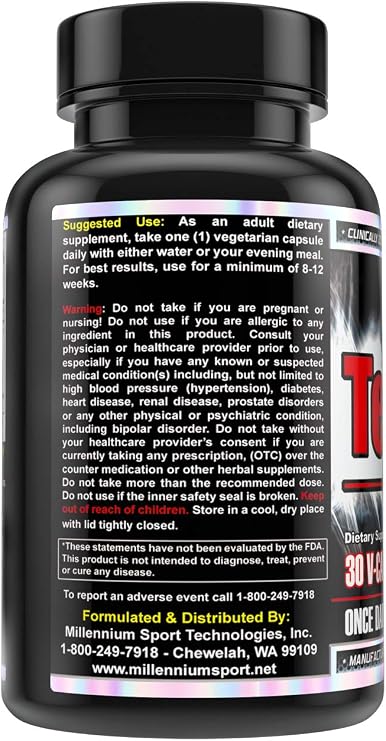MST Testofen Supplement Twin Pack (2 Bottles of 30 Count Each) Fenugreek Seed Extract, Free Testosterone Booster, 600mg, 60 Count, Clinical Strength, BSCG Certified