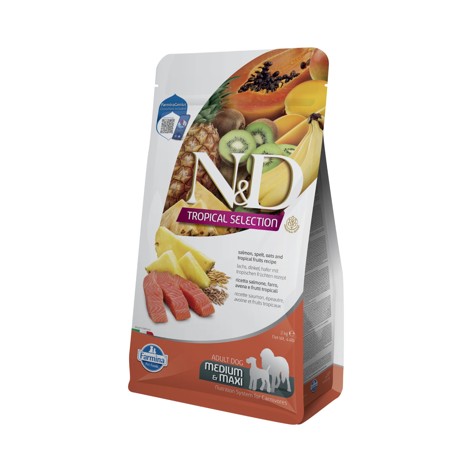N&D Tropical Selection Salmon and tropical fruits Adult Medium & Maxi 2.00 kg