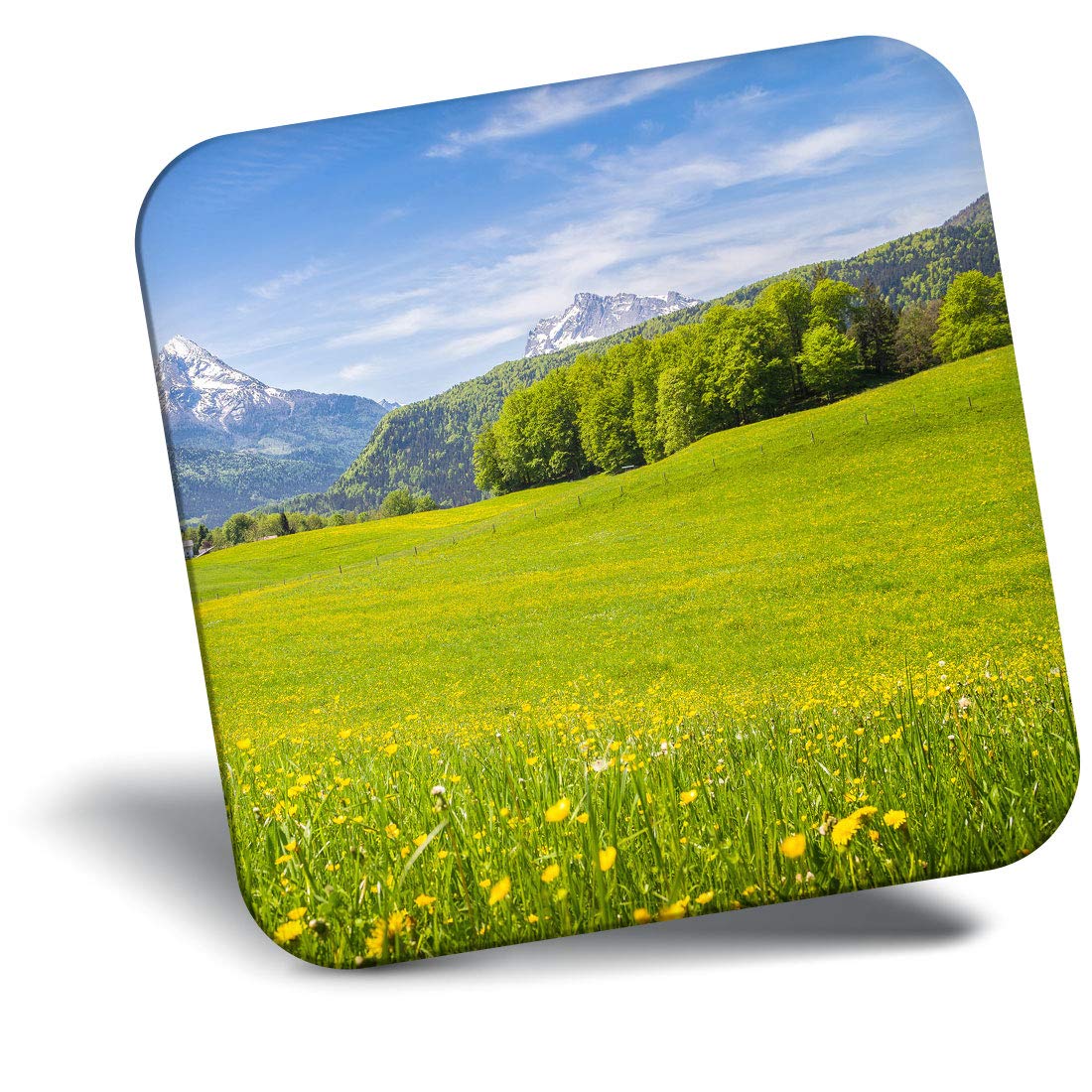 Destination Vinyl Ltd Fridge Magnet - The Alps Landscape Mountain 3031