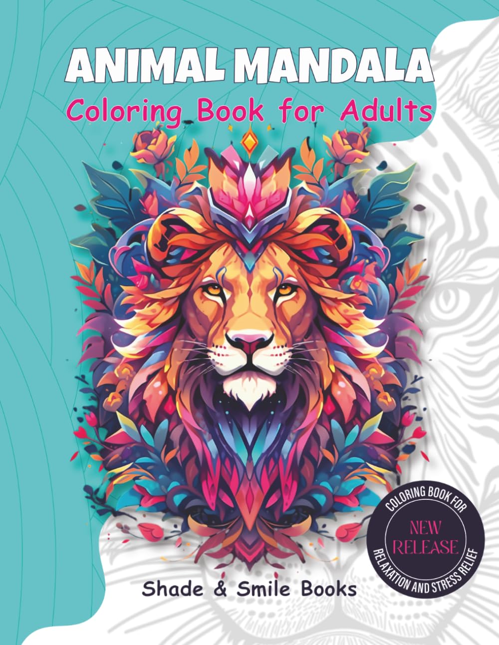 Animal Mandala Coloring Book for Adults