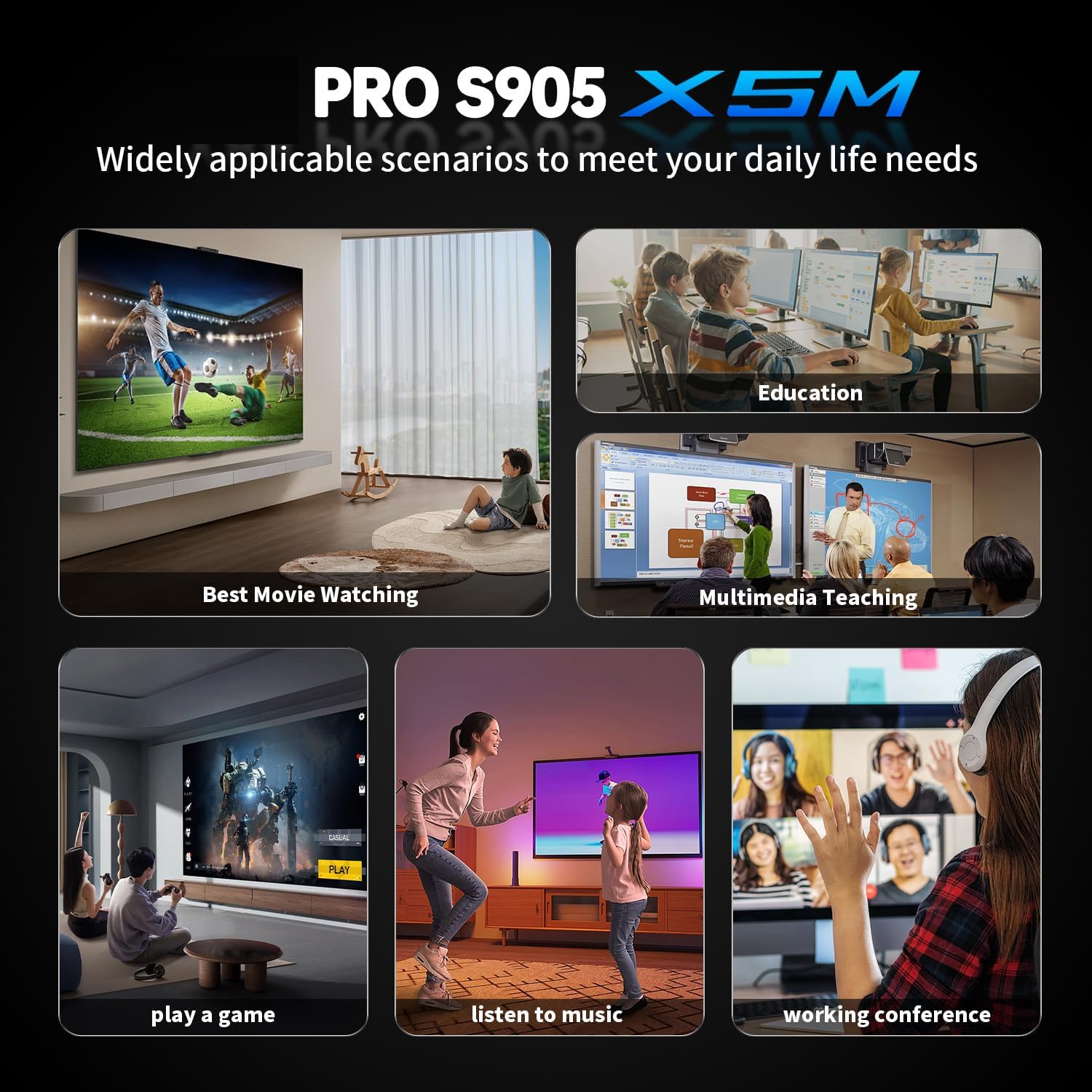 RUPA TV Box Android 14.0, Android Box S905X5M 2GB RAM 16GB ROM Support Dual-WiFi 2.4G/5.8G WIFI6 3D 4K HDR10+ BT5.0 with Voice Remote Control Smart TV Box Player 2026