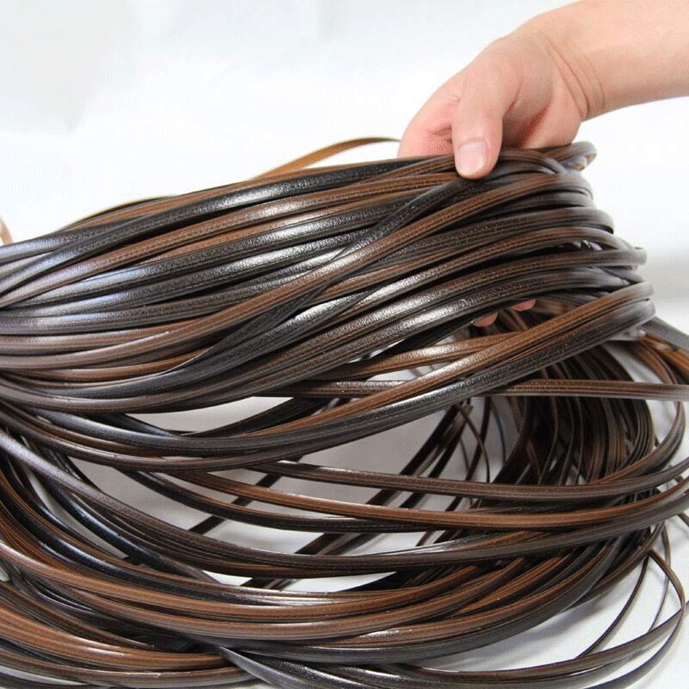 OUdini Synthetic Rattan Repair Material Plastic Rattan Plastic Rattanniture Repair,for Weaving and Repaichairs, Tables, Storage Baskets