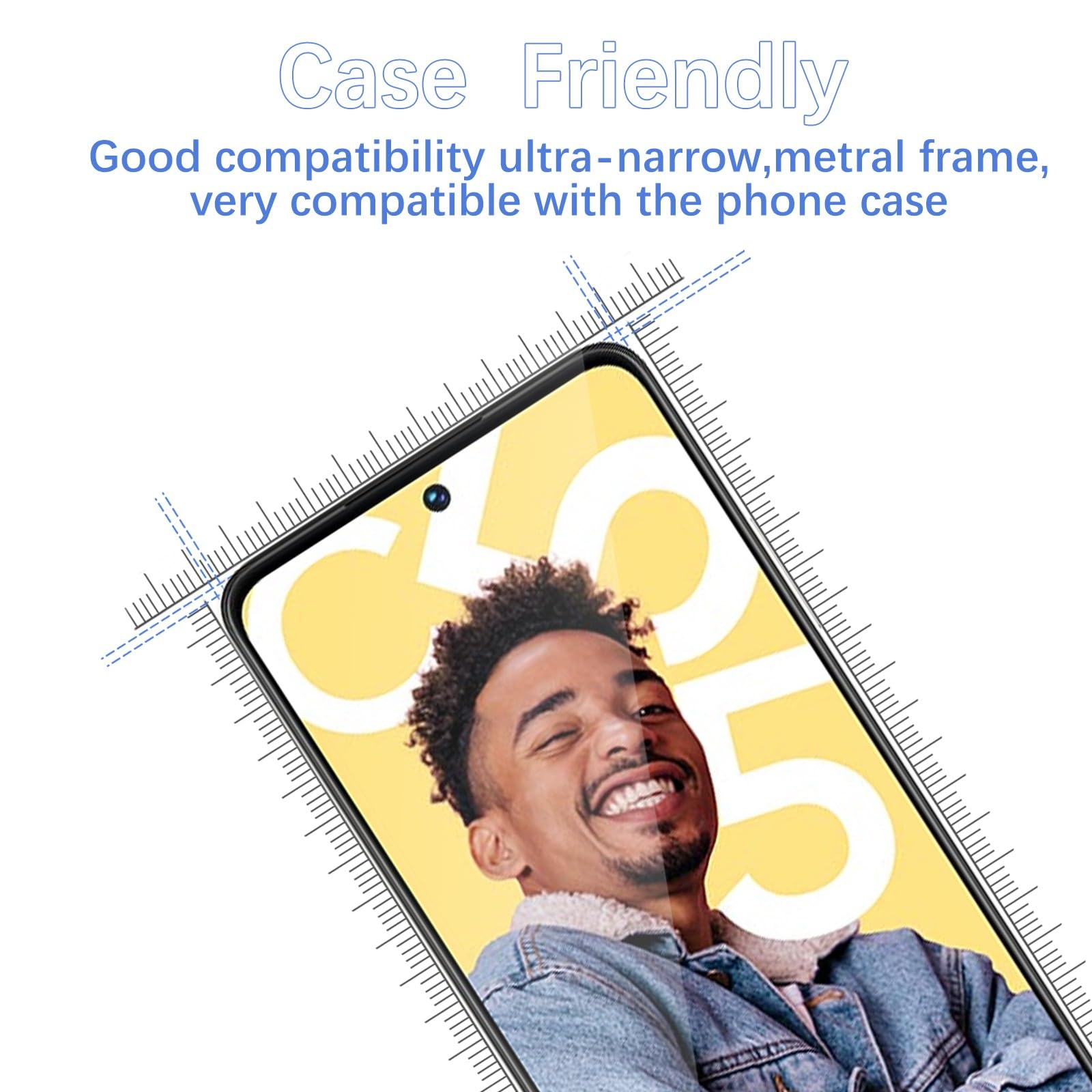 Pellicola In Vetro Temperato Per REALME C55 – 2 Pezzi – Spessore 0,33mm – Durezza 9H – Kit Applicazione Incluso
