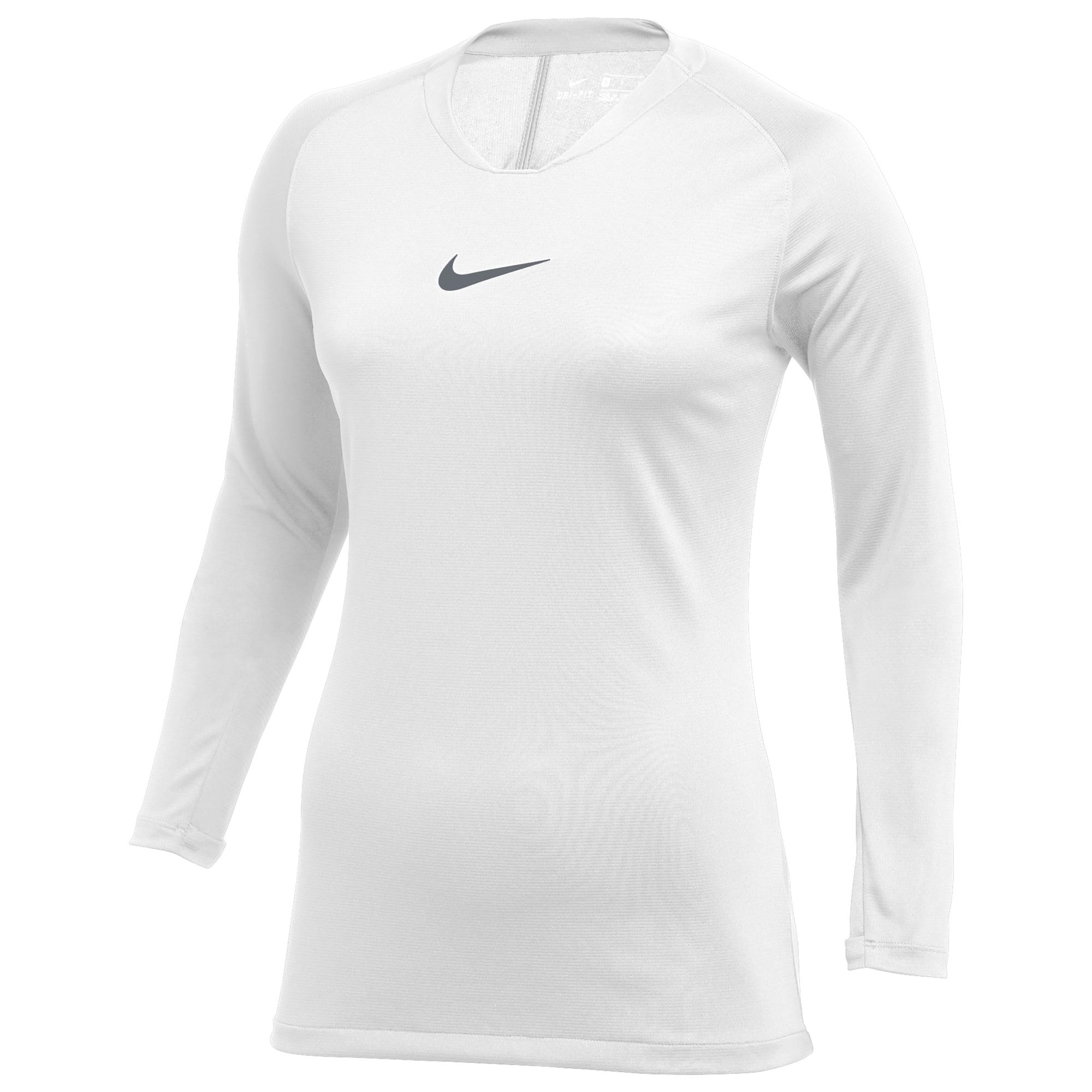 Nike Womens Park 1St Layer Ls Shirt White/Grey