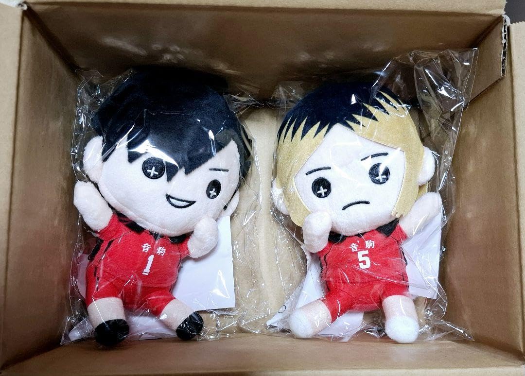 ハイキュー!! にとたん ぬいぐるみ 黒尾鉄朗&孤爪研磨 ジャンプフェスタ限定 キャラクターグッズ ハイキュー!! にとたん ぬいぐるみ 黒尾鉄朗&孤爪