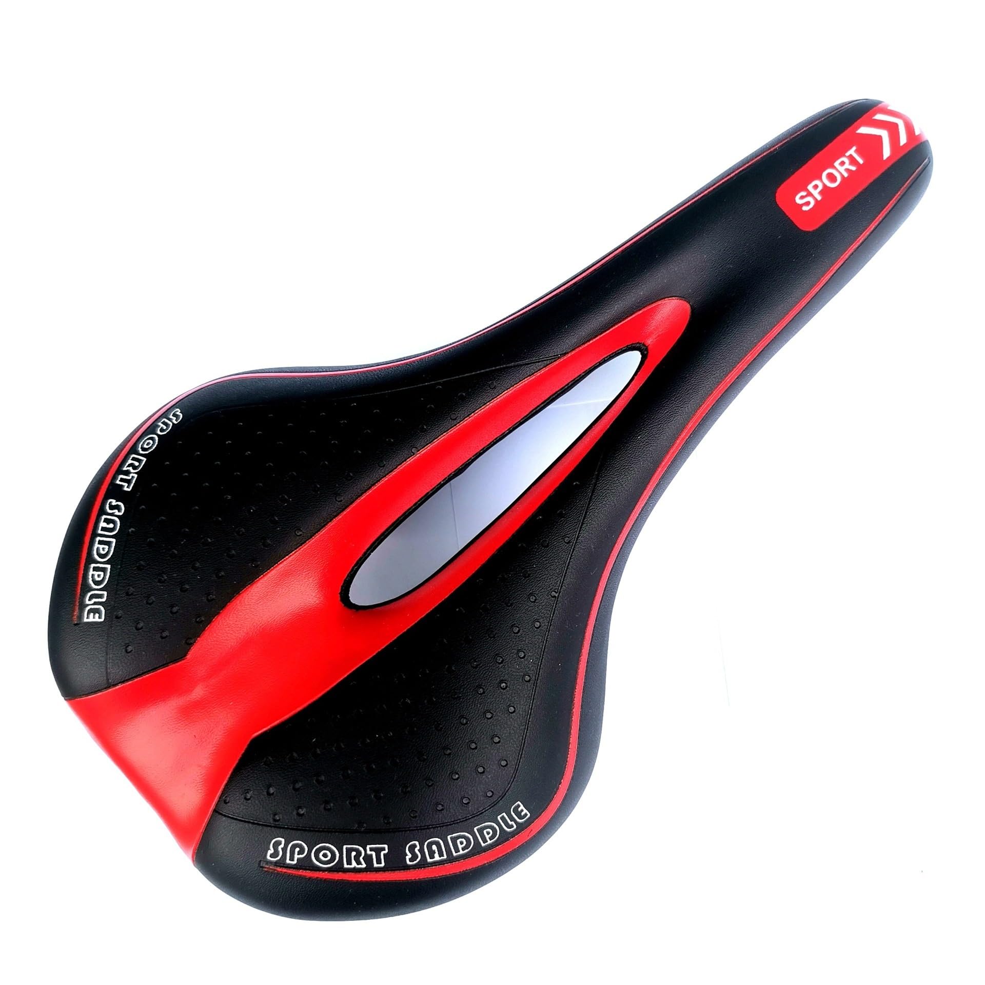JIASHUNHE Bike Seat Bicycle Saddle MTB Mountain Road Bike Seat Comfortable Soft Cycling Cushion Exercise For Men And Women(Red)