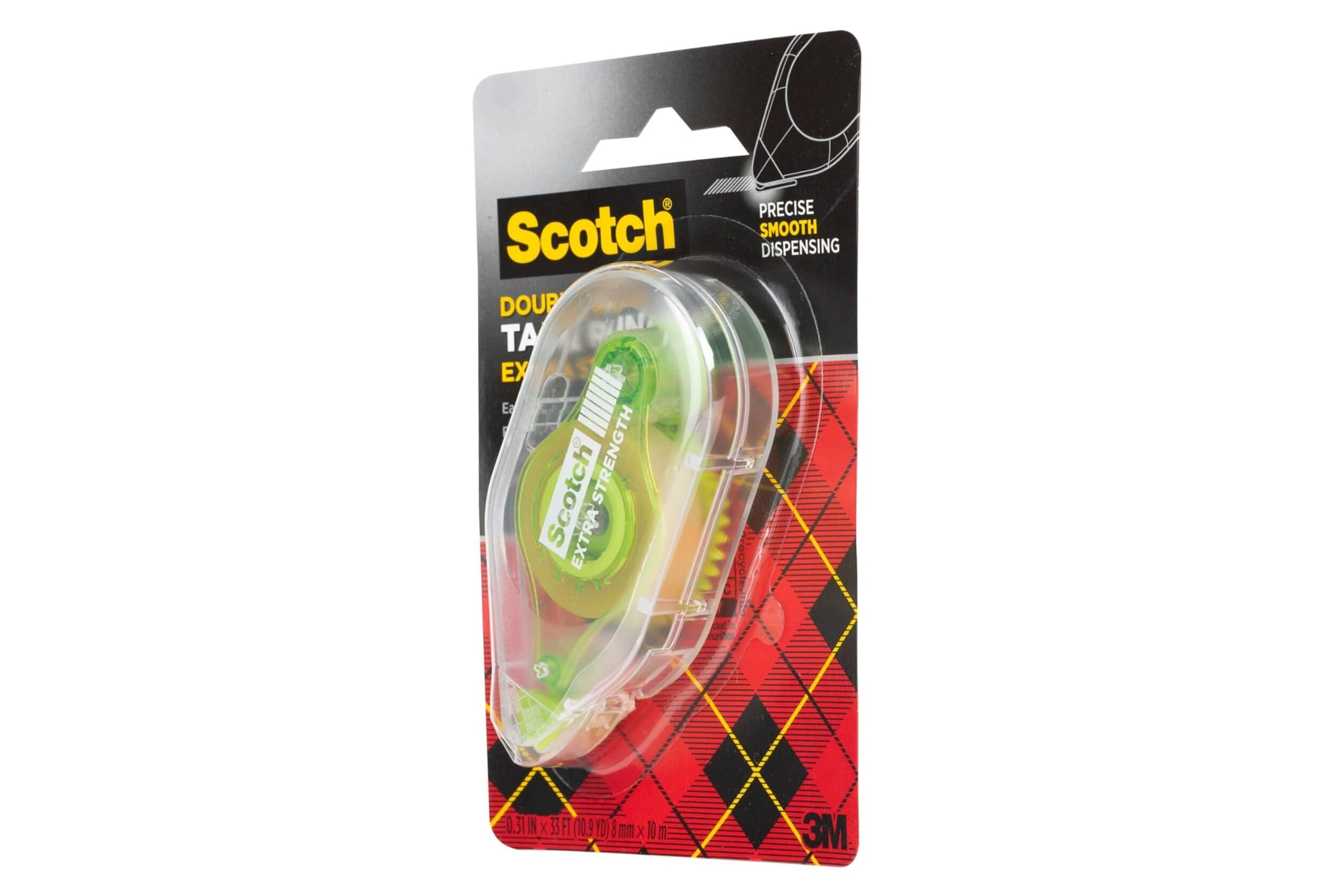 Scotch Adhesive Dot Roller, 0.31 x 49 Feet (6055) 3-Pack