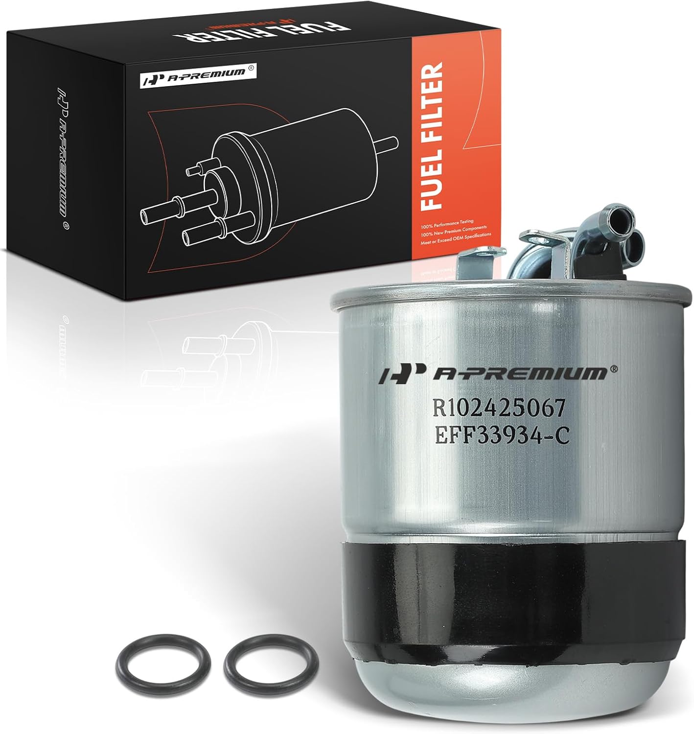 A-Premium Fuel Filter Compatible with Jeep Grand Cherokee 2007-2009 & Mercedes-Benz E320 2005-2009, E350 2011-2013, GL320 2007-2009, GL350 2010-2015, S350 2012-2013, Sprinter & Dodge & Freightliner