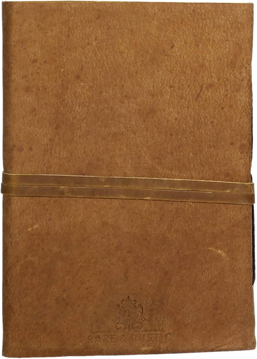 RARE & RUSTIC Leather Journal Writing Notebook - Antique Handmade Leather Bound Daily Notepad for Men & Women Unlined Paper 6X8 Inches