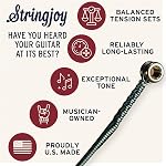 Stringjoy BAL10 Signatures Nickel cordes de guitare électrique, (Balanced Light Gauge - 10-48)