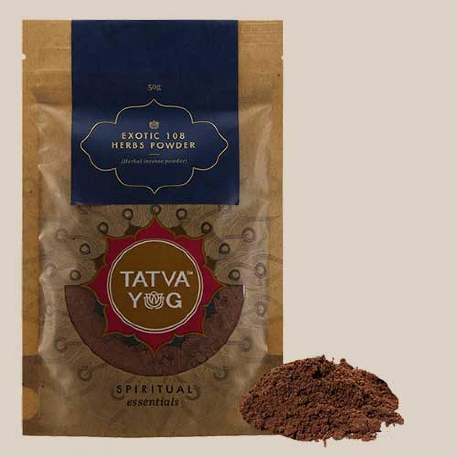 Tatva YOG 100% Exotic 108 Herbs Powder for puja Purpose (50g)