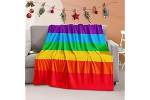 Pride Blanket - Cozy Comfort in a Rainbow of Colors