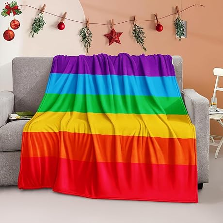 Pride Blanket - Cozy Comfort in a Rainbow of Colors