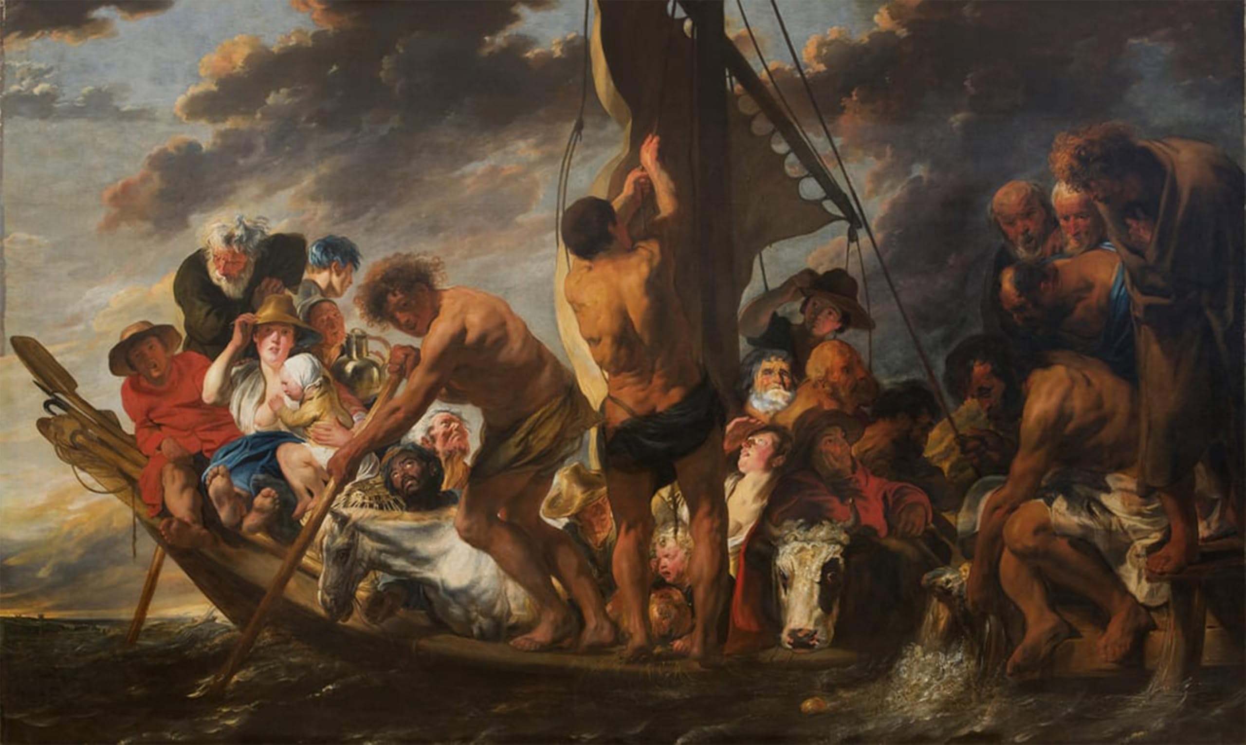 POSTERIIk Famous Animal Posters Vintage Picture the Apostle Peter Finding the Tribute Money in the Mouth of the Fish by Jacob Jordaens Modern Wall Decor for Home Decor 60x90cm