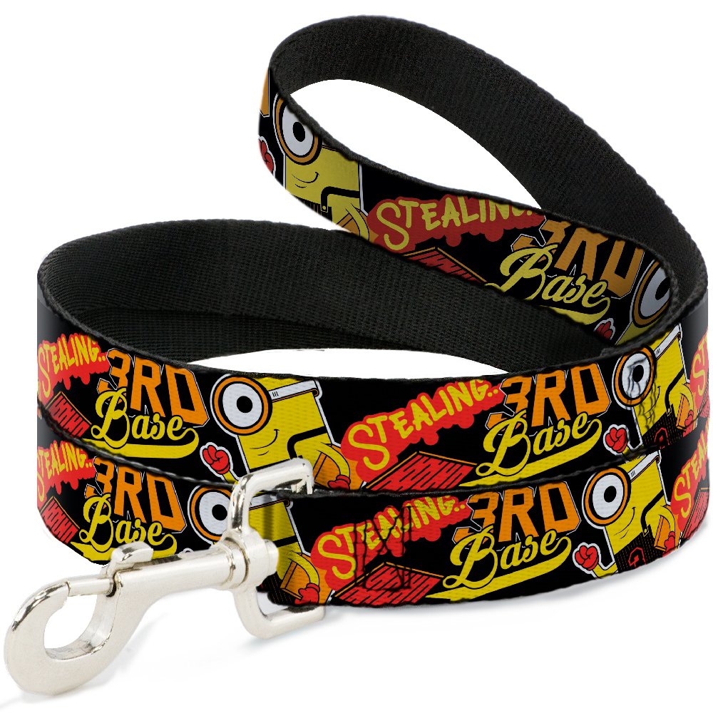 Laisse Minions pour chien qui tire sangle confortable en nylon anti irritation