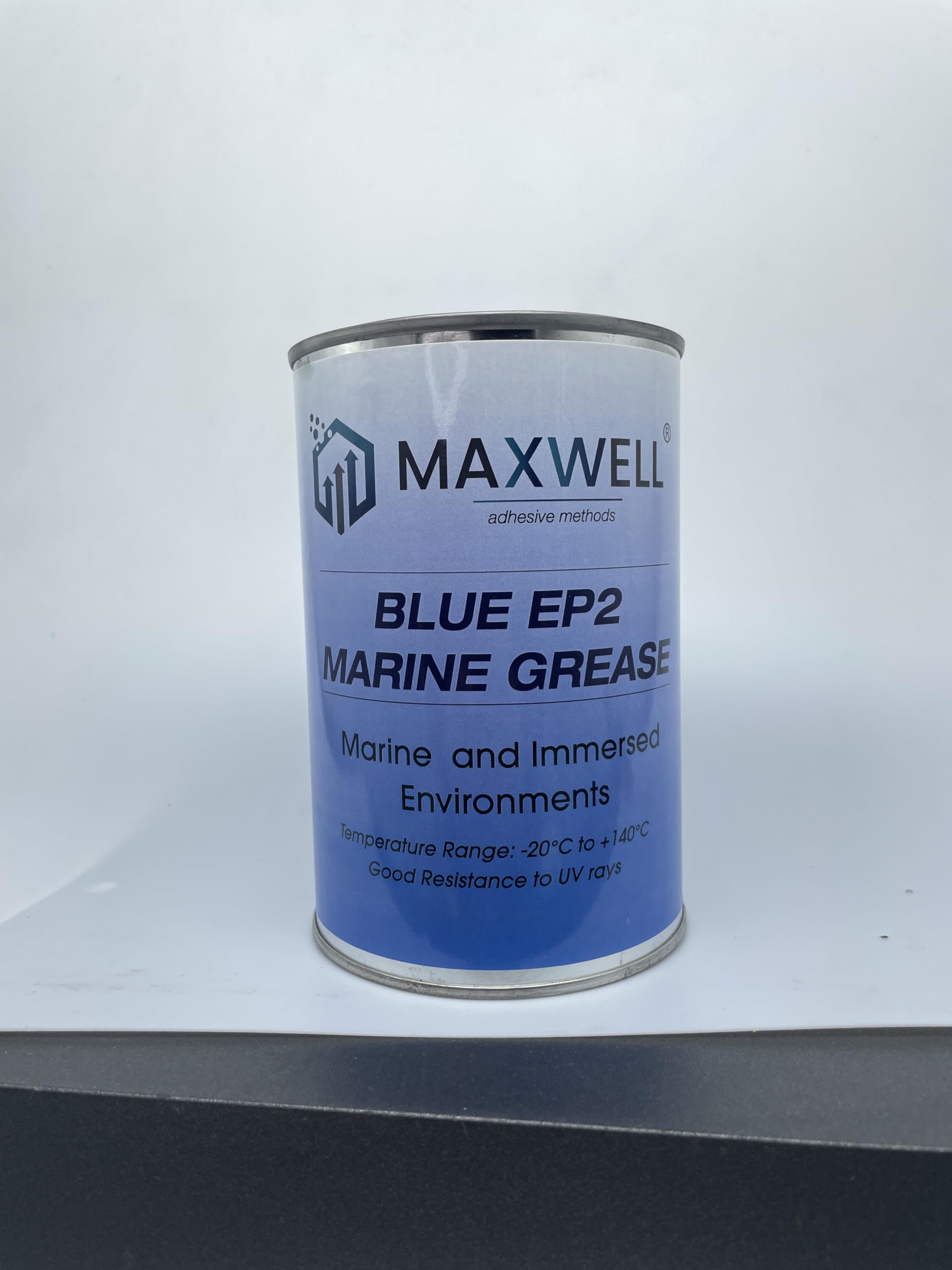 MAXWELL Blue EP2 Marin Gres, Tuzlu Suya Dayanıklı, Mineral Yağ, Lityum Kompleks, NLGI 2, -30°C/+180°C Sıcaklık Aralığı, 1kg